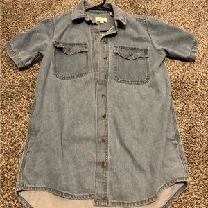 Universal Thread Short Sleeve Denim Dress